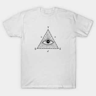 Yes, And - the key to creativity - improv illuminati T-Shirt